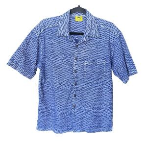 Kealopiko men’s full button front shirt Small